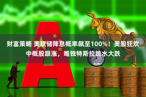 财富策略 美联储降息概率飙至100%！美股狂欢中概股跟涨，唯独特斯拉跳水大跌